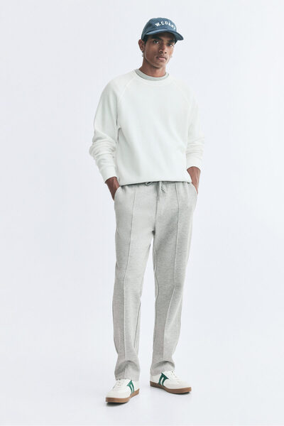 H&M Önü Kat İzli İnterlok Jogger Pantolon Regular Fit
