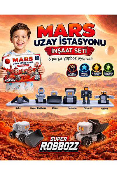 SUPERROBBOZZ Mars Uzay İstasyonu İnşaat Seti