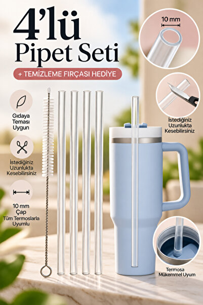 Stanley Tüm Marka ve Modeller ile Uyumlu Tritan Malzeme Yedek Pipet 1.18 LT, ...