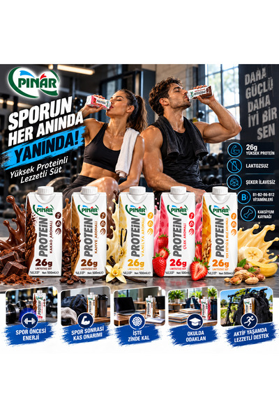 Pınar Protein Karma Set 500 ml x 12 adet