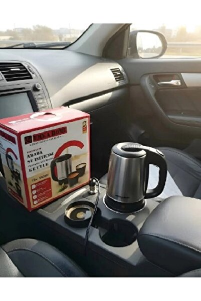 Araba su ısıtıcı 12v kettle 500ml araç kettle
