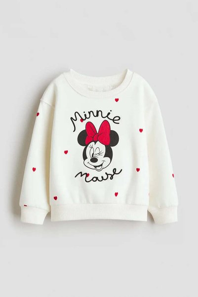zeyderkids Kız Bebek & Çocuk Kalp Desenli Sweatshirt