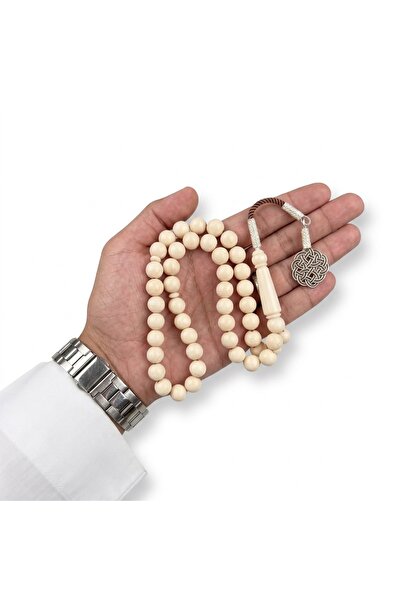 Oseer سبحة بكلايت شبيه العاج .. طربزونه فضه
