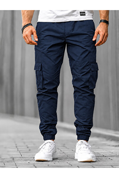Wise&Go Store Kargo Pantolon Pamuklu Likralı Bel Paça Lastikli Cargo Pants