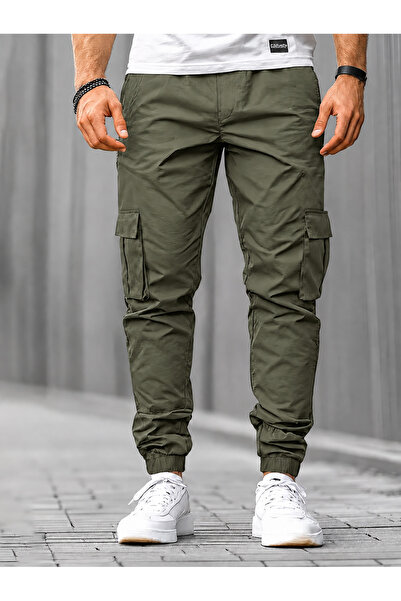 Wise&Go Store Kargo Pantolon Pamuklu Likralı Bel Paça Lastikli Cargo Pants