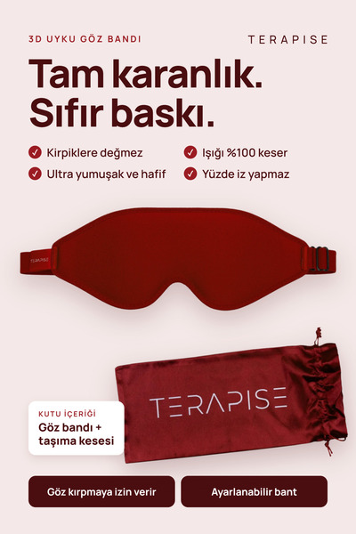 Terapise نظارة 3D Pro Sleep Eye Patch، تحجب الضوء بنسبة 100%، ولا تسبب الضغط ...