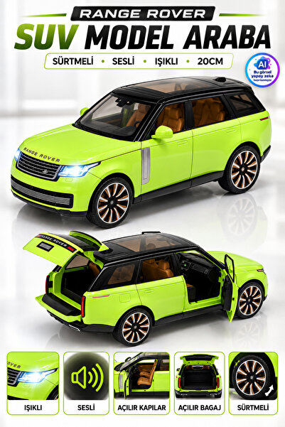 YILDIRIM OYUNCAK Sürtmeli Sesli Işıklı Range Rover Model Araba 20cm – Açılır ...