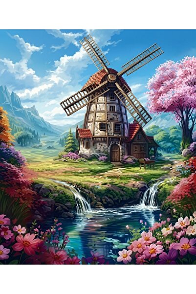 DUCK HOBY 50x40 Boncuklu Taş Mozaik Elmas Goblen Pano Tablo Resim Boncuk Puzz...