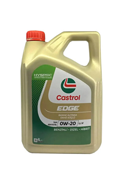 Edge 0W20 LL IV 4 Lt Tam Sentetik Partiküllü Motor Yağı