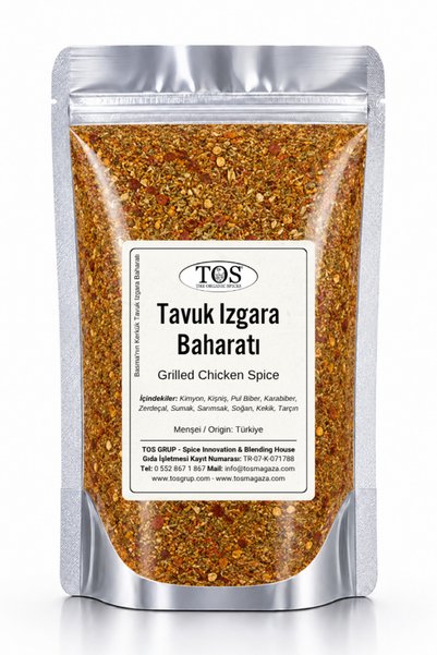 TOS The Organic Spices Basma'nın Kerkük Tavuk Izgara Baharatı 100 gr Basma's ...