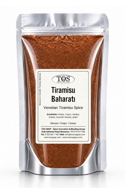 TOS The Organic Spices Bianca’nın Venedik Tiramisu Baharatı 100 gr Bianca’s V...