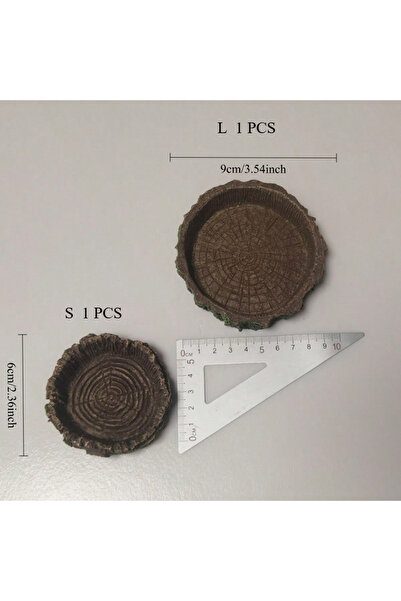 Choice Diameter 6CM tree stump bowl 1 pcs Tree Stump Shaped Reptile Food Wate...