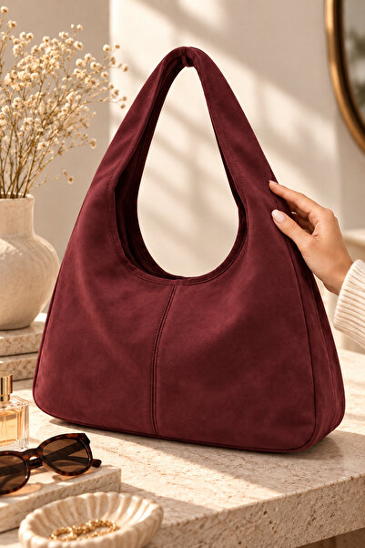 SOHO Original Women's Suede Luxury Soft Leather Vintage Model Zippered Large ...