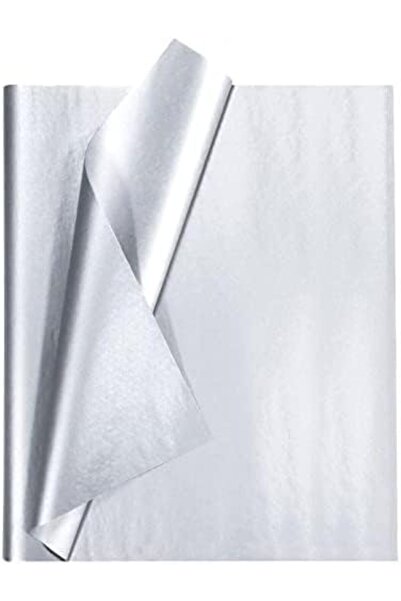 SYOSI 100 Sheets Silver Tissue Paper – 14 x 20 Inches Silver Wrapping Paper B...