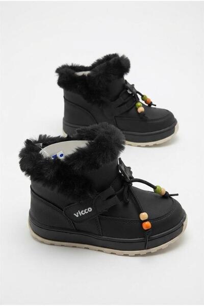 Vicco حذاء بوبو أسود مريح للفتيات 946.F26K.206