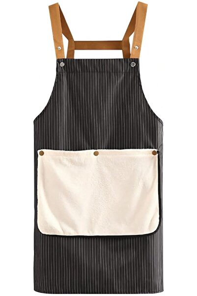 Yelajoy Waterproof Kitchen Apron,Cross Back Adjustable Chef Apron with Towel ...