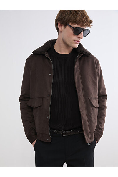 LC Waikiki Nevavm with a Difference of Price Southblue Brown Suede Plain Stan...