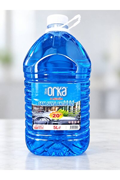 ORKA Blue Kışlık Oto Antifirizli Camsuyu Konsantre 5 LT -20 Derece