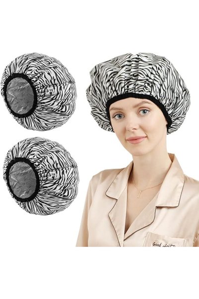Lonimia 2 Pcs Conditioning Cap Made Of Aluminum Foil For Home And Salon Use,H...