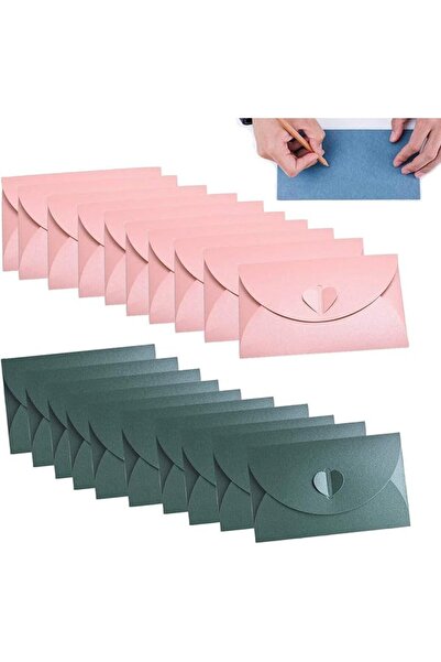 JOYZZZ Mini Envelopes - 20 Pieces Gift Card Colorful Tiny Pocket for Business...