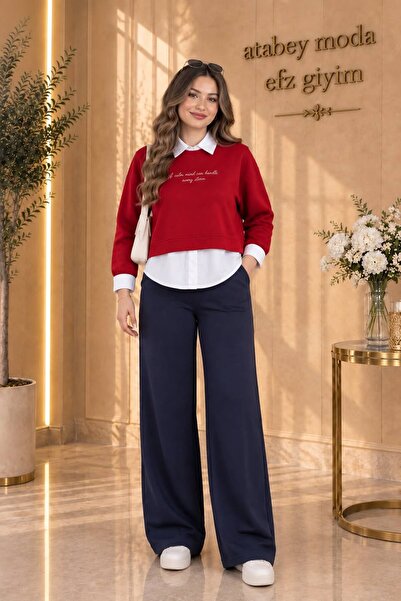 ATABEY MODA EFZ GİYİM Oysho Shirt Collar Blouse