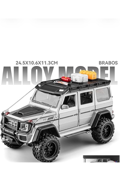 che zhı Mercedes-Benz G Kasa Off-Road Işıklı ve Sesli Metal Araba 22 cm Kapı ...