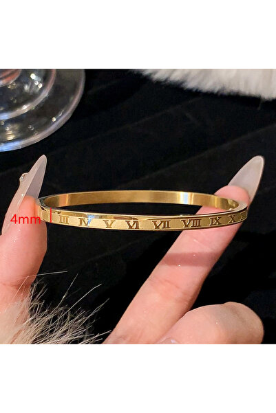 Choice Gold Color E ZAKOL 5/1pcs Sparkling Zirconia Inlaid Stainless Steel Br...