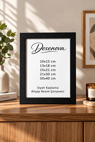 Desenova Μαύρη διακοσμητική κορνίζα για φωτογραφίες και αφίσες