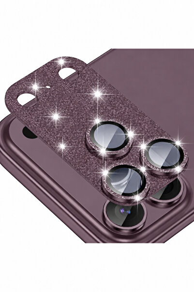 WANNA PROTECT iPhone 17 Pro Max / 18 Pro Max Uyumlu Kamera Lens Koruyucu Işıl...
