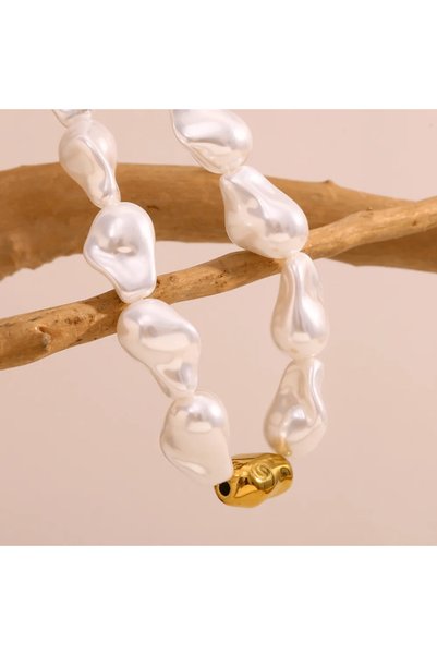 Bareeque Jewelry Mariel Blanche Baroque Necklace