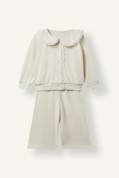 DeFacto Fisto Collar 2-Piece Set for Baby Girl (26 Wn)