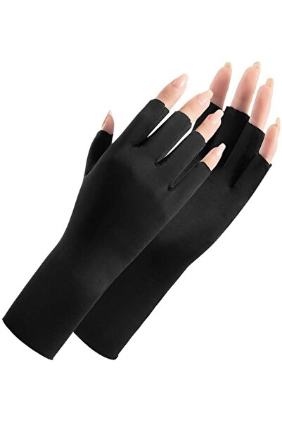 GENERAL Utaly Women Sunblock Fingerless Gloves Non-Slip UV Protection Driving...