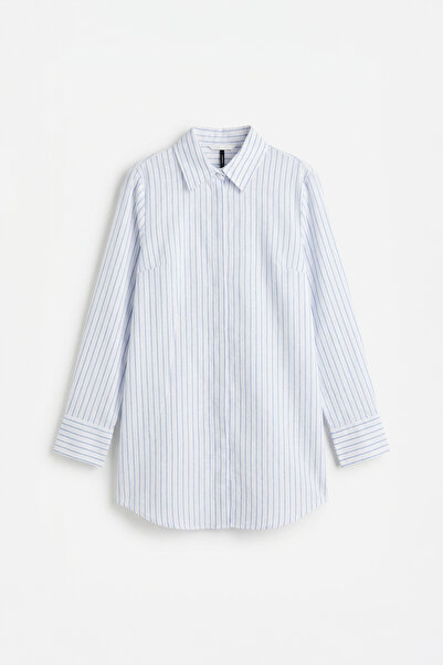 ALLDAY Long Shirt with Hidden Placket