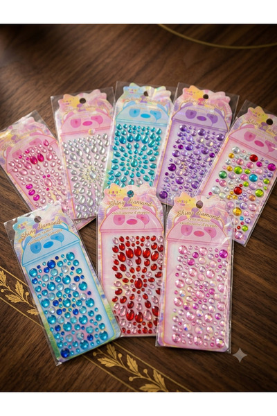 ELAS HOME Trend Viral Stones Star Drop Flower Square Round Oval Multiple Types Face Trnak Hair Accessory Decorate Everything