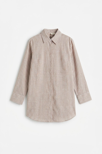 ALLDAY Long Shirt with Hidden Placket