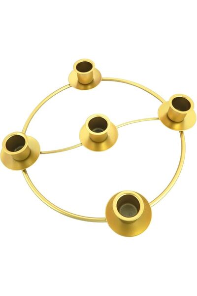 GENERAL Wreath Candle Holder,Candle Rings for Tapered Candles,Wreath 5 Candle...