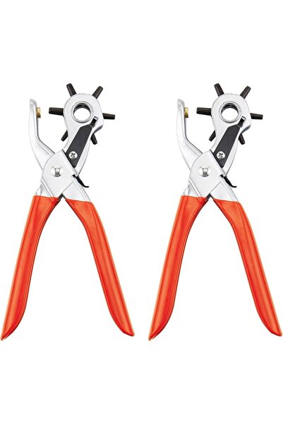 Lawazim Pro7 Leather Hole Puncher Set of 2 -Adjustable 6-Size Punch Tool with...