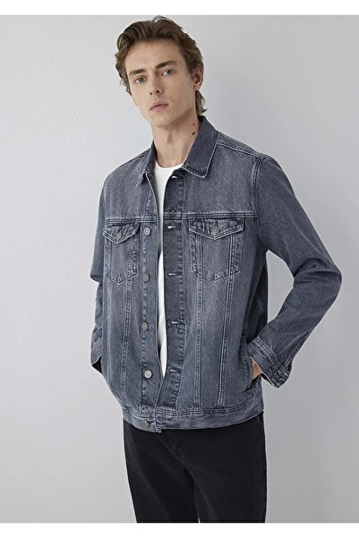 Mavi M010143 Dolphin Grey Classic Denim Jean Ceket Erkek Ceket GRİ