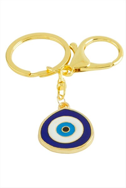 Angel Of Life Nazar Hooked Enamel Metal Keychain