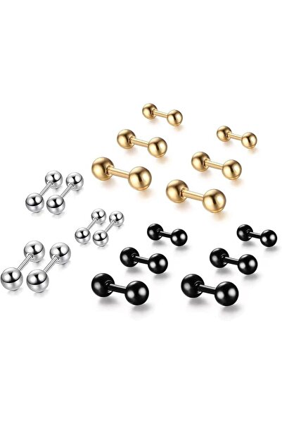 GENERAL Titanium Earrings Studs, Hypoallergenic Stud Earrings for Women Girls...