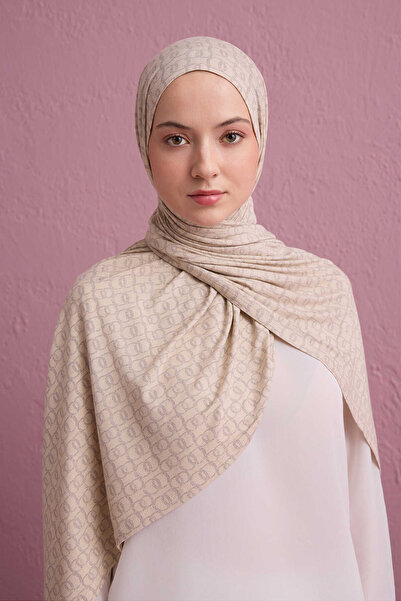 Imannoor Woven Noor Cream Supreme Shawl 70X175