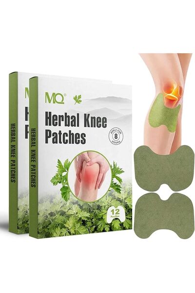 MQUPIN Pepisky MQ Pain Relief Patches, Wormwood Knee Pain Patch Paste, Heat P...
