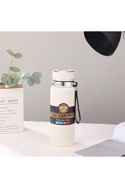 GENERAL My Coffee Double-walled Insulated Travel Mug, 450ml, white (أبيض)