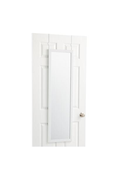 Mirror Door mirror, white, 126 cm height
