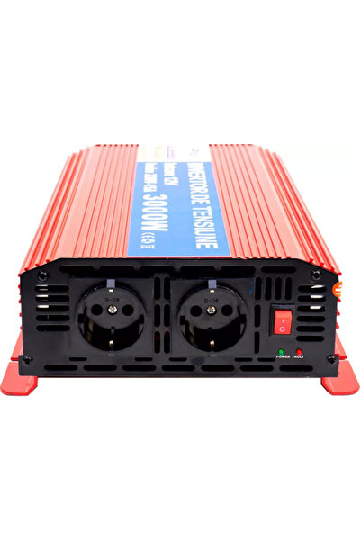 PNI Invertor de tensiune L3000W alimentare 12V iesire 230V