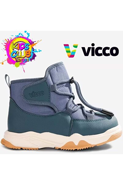 Vicco Bull Phylon Kauçuk Taban Ortopedik Çocuk Kar Botu LACİVERT