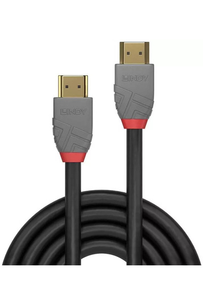 lindybell Cablu video LINDY Anthra HDMI Male - HDMI Male v2.0 10m negru-gri