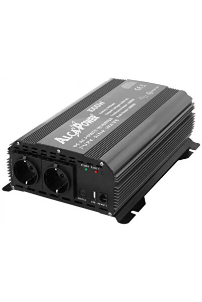 President Invertor de tensiune AlcaPower de 1000W 12V-230V sinusoidal pur cu ...