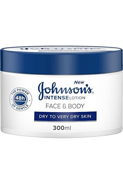 Johnson & Johnson كريم جونسون المكثف للوجه والجسم، 300 مل، للبشرة الجافة إلى ...