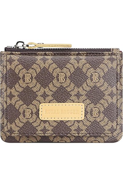 Royal Bagger Women's Coin Purse – Signature Coated Canvas & Vegetable-Tanned ...